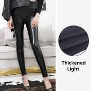 High Waist Leather Leggings