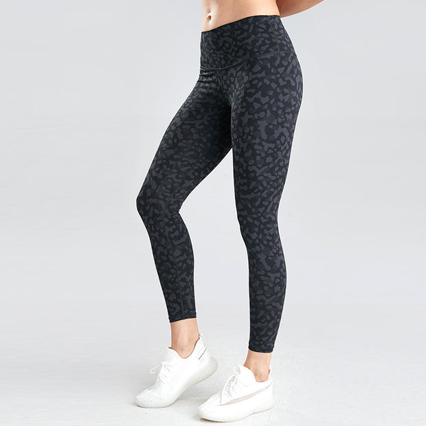 High waist female yoga pants leggings