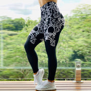 New Printed Sports Leggings Running Tights Yoga Pants Women Stretch Pants