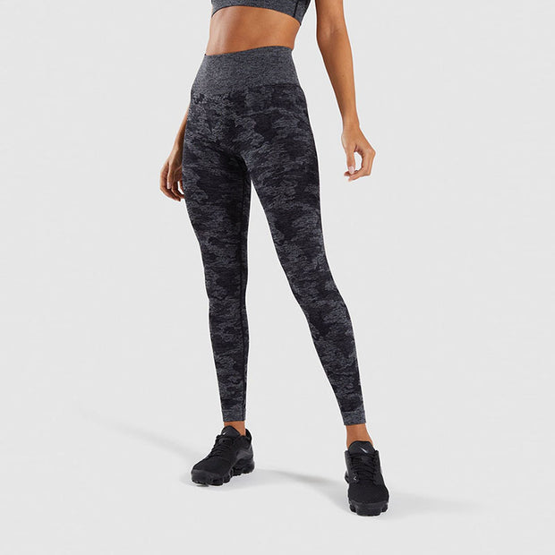 Camouflage yoga pants